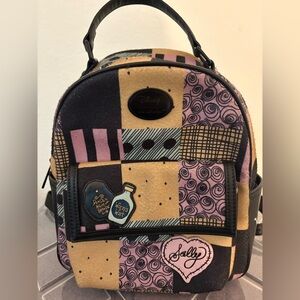 Disney Patchwork Sally Backpack - Pink, Tan & Black